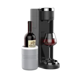 Alta eficiencia Bajo costo Bar portátil Dispensador automático de vino Conservador Aireador para vino con copa de enfriamiento