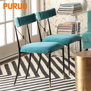 Chaises de banquet confortables en cuir PU orange ignifuge Puruo pour événements, mariages, décoration d'hôtel, vente en gros - Product Image 2