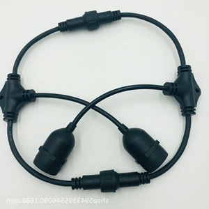 Cable de Lámpara de Goma Impermeable E27 E26 para Iluminación de Exteriores, Granjas e Invernaderos, 50V440V, Certificado CCC - Product Image 4