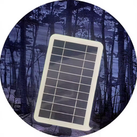 Chargeur solaire portable haute efficacité, étanche, pliable, chargeur de batterie solaire USB pour la randonnée en plein air, le camping, les équipements de téléphone