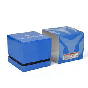 Caja de Regalo para Reloj con Logotipo Personalizado, Ecológica, Impresa, con Laminado Brillante, Caja de Cartón Rígido para Reloj de Pulsera con Inserto de Espuma - Product Image 2