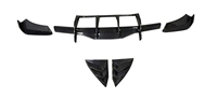 Kit de carrosserie en Fiber de carbone de haute qualité lèvre avant diffuseur arrière jupes latérales aileron arrière pour Chevrolet Corvette C8