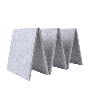 Panneau insonorisant en fibre de polyester pour salon, protection environnementale intérieure, <span class=keywords><strong>isolation</strong></span> acoustique décorative - Product Image 2