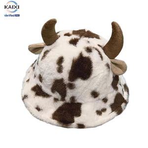 Gorro <span class=keywords><strong>de</strong></span> Pescador Cálido para Hombre, Gorro <span class=keywords><strong>de</strong></span> Cuerno <span class=keywords><strong>de</strong></span> <span class=keywords><strong>Vaca</strong></span> Marrón - Product Image 5
