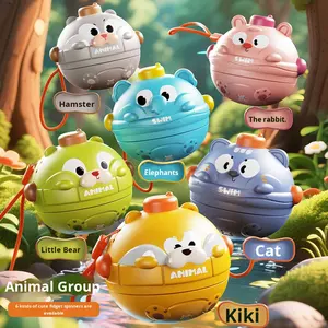 Giocattolo Giroscopico in Plastica a Forma di Animale Cartoonesco all'Ingrosso, Giocattoli Educativi per Bambini, Giocattolo Giroscopico Portatile, <span class=keywords><strong>Fidget</strong></span> <span class=keywords><strong>Spinner</strong></span> - Product Image 1