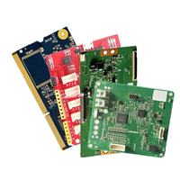 Carte de contrôle principale pour lecteur multimédia PCBA, assemblage clé en main de circuits imprimés, traitement de puces CMS de haute précision, matériau en aluminium, certifié ISO9001