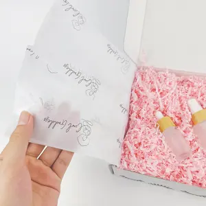 Carta da imballaggio in tessuto impermeabile con Logo personalizzato a colori per confezioni in tessuto E confezioni regalo per piccole imprese