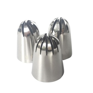 Stainless Steel Piping Nozzle 901 Flower Shape Reusable For Butter Cake Cookie Decorating - Product Image 3