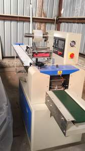 Machine à emballer horizontale <span class=keywords><strong>pour</strong></span> laine d'acier, machine d'emballage Flowpack manuelle, remplissage et scellage <span class=keywords><strong>pour</strong></span> laine d'acier - Product Image 2