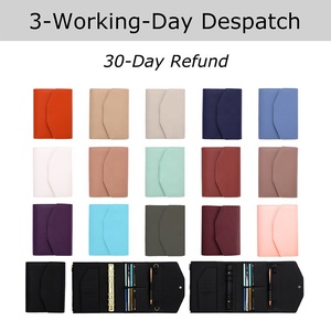Yihe reliure à anneaux 15 couleurs petit cuir Saffiano A6 <span class=keywords><strong>budget</strong></span> planificateur Top vendeur école/bureau papeterie bureau papeterie cadeau - Product Image 3