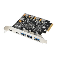 Carte d'acquisition de vision industrielle interne PCIe X4 ASM3142 USB3.1 10 Gbit/s 3A2C pour PC en stock