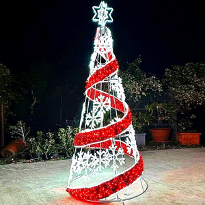 Décoration de sapin de Noël artificiel à LED pour les rues de la ville, les parcs et les projets d'éclairage de Noël en extérieur - Product Image 1
