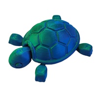 Figurines de tortue de mer imprimées en 3D, multi-articulées, yeux mobiles, pour accessoires de maison, cadeau pour enfants, décoration de salon ou de bureau