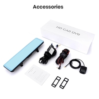 Anglais Russie Contrôle vocal 4G Adas Android Enregistreur vidéo de voiture hd 1080p MIRROR GPS CAMERA MIRROR CAMERA DVR