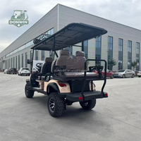 Scooter de golf pliable ultra-confortable avec chariot électrique et chariot utilitaire pour jardin de villa
