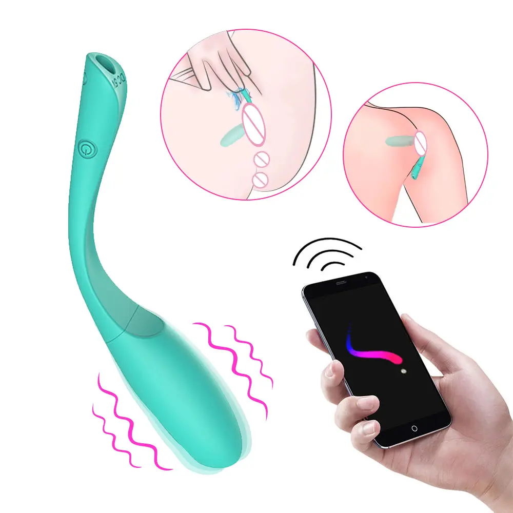 Mainan Seks Diskon Besar Alat Pijat Vagina Wanita Gigi Biru Alat Pemijat Ponsel App Vibrator Remote Control Nirkabel