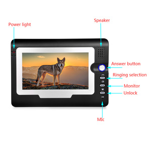 High-Definition Seven Inch Wired Water Resistant Video Doorbell Home <strong>Security</strong> <strong>System</strong> with Intercom and Easy Installation - Product Image 3