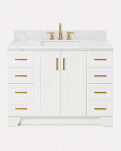 Meuble-lavabo autoportant série Aura 48 pouces, 6 options de finition, vente en gros, usine du Vietnam - Product Image 3