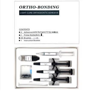 Kit d'adhésif <span class=keywords><strong>pour</strong></span> attaches orthodontiques Tanas Ortho Dental, colle auto-durcissante, colle photopolymérisable, kit d'adhésif, pâte d'apprêt - Product Image 5
