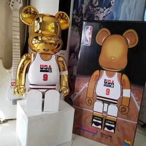 Ornement de poupée ronde sculptée en résine tendance, style célébrité d'Internet, 400% Bear <span class=keywords><strong>Jordan</strong></span>, pour décoration intérieure, objet de collection GN Guangdong - Product Image 5