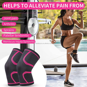 Genouillère de sport respirante et élastique personnalisée, support de compression pour le basketball, protection du genou - Product Image 6
