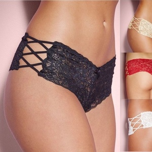 Của phụ nữ Nylon Sexy Ren low-rise đồ lót <span class=keywords><strong>knickers</strong></span> đồ lót với Cross BOXER SHORTS Logo eo thongs loại quần lót - Product Image 5