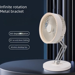 Ventilador de escritorio de rotación de 2026 grados ajustable 360 Mini ventilador USB/batería para uso doméstico - Product Image 2