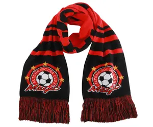 Jacquard Woven Acrylic Knit Sport Soccer Club Football Team Fans Supporter Souvenir Scarf For Netherlands And Germany