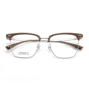 Montures de lunettes Tianqi Titanium IP M6122, rectangulaires, monture complète, légères, pour hommes, verres en résine, origine Danyang - Product Image 5