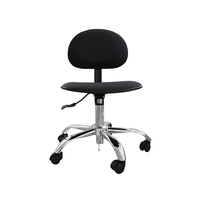 Chaise de salle blanche ESD en cuir conducteur antistatique de haute qualité pour laboratoires et bureaux