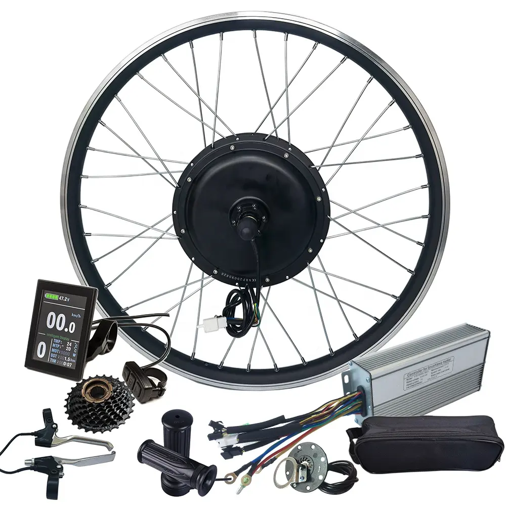 Bike Electric Motor Electric Bike Conversion Kit Battery E Bike Kit 1000 W Hub Motor Kit