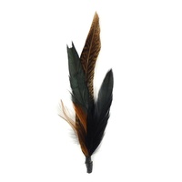 Chapeau de coq personnalisé, artisanat en plumes, garniture, épingle de chapeau pour bricolage, chapeau de cowboy, chapeau fedora, costume, accessoire de coiffure