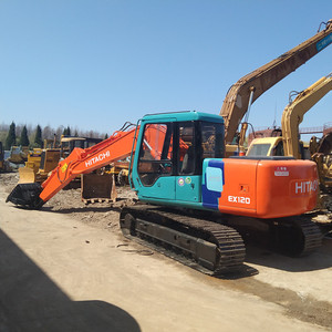 Excavatrice Hitachi EX 120-3G 2023, faible nombre d'heures de travail, occasion, moteur 12 tonnes, capacité de la benne de 0,6 m³, puissance Kawasaki 66000W - Product Image 3