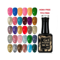 Kit de vernis gel UV coréen écologique sans HEMA, sain et économique, pour nail art, avec outils, personnalisation du logo, OEM, ODM
