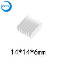 Heatsink peredam panas aluminium, dengan perekat untuk Pi/Raspberry Pi (1 set 3 buah)