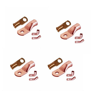 Tùy chỉnh chế tạo kim loại dịch vụ đồng thiết bị đầu cuối hình ống lugs đồng thiết bị đầu cuối hình ống cáp lugs và kết nối - Product Image 4