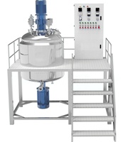 Réservoir de mélange à agitation automatique en acier inoxydable 304/316 avec moteur pour le stockage de l'eau et la production d'eau douce à double enveloppe
