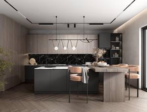 ตู้ครัวไม้อัดคุณภาพสูง กันน้ำ ทนทาน เป็นมิตรกับสิ่งแวดล้อม อเนกประสงค์ เหมาะสำหรับร้านอาหาร ตู้เก็บของ - Product Image 4