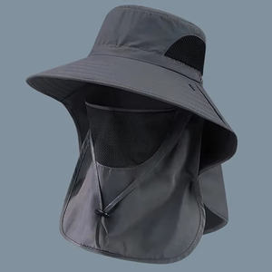 Sombrero de Verano con Protección para el Cuello, Transpirable, de Ala Ancha, Protección UV, para Pesca, Viajes, Playa y Vacaciones - Product Image 5
