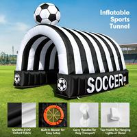 Tunnel de football gonflable Wellcomer avec souffleur – Tente tunnel sportive