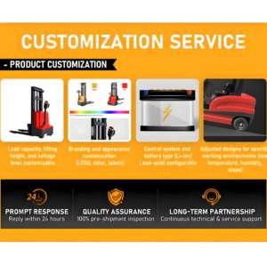 Empilhador Elétrico Autônomo para Paletes de Corredor Estreito de 2000kg com Reclamação Hidráulica para Uso Doméstico e Armazém - Product Image 5