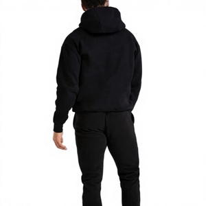 Sudadera con Capucha para Hombre Long Mission Industry, Estilo Casual Urbano, Negra, de Algodón, Corte Regular - Product Image 2
