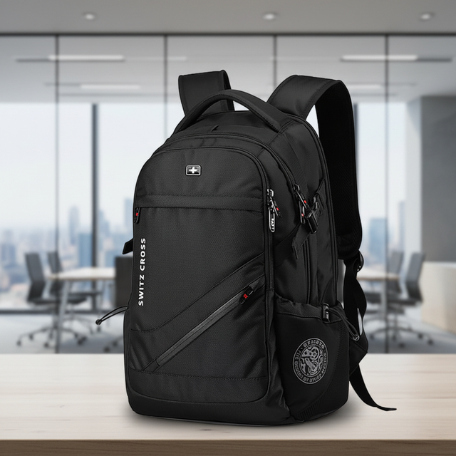 Source Factory New Vintage Waterproof Oxford Material Zipper Business Travel Men's Laptop Backpack Multifunctional Outdoor Daily