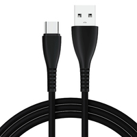 Câble USB 3.0 Type-C universel 1M en cuivre pur TPE PD pour ordinateur, charge rapide 2.4Max, vente en gros du fabricant