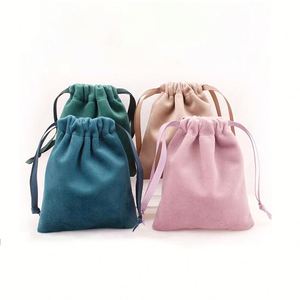 Newly Released Fashionable Luxury Jewelry Pouch with Drawstring Closure Custom Logo High Quality <b>Mini</b> Cosmetic Bag - Product Image 2