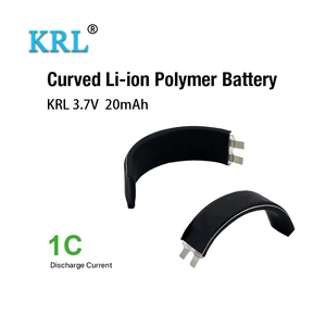 Bateria de Polímero de Íon de Lítio Recarregável Curva 156528 4.2V 20mAh 1C para Anel Inteligente, Monitor de Saúde Vestível e Sensor - Product Image 1