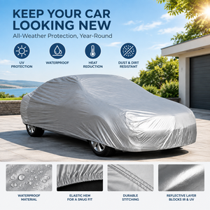 Custom Reflective Mirror Surface Automobile Cover Waterproof Shiny Metallic Coating Sedan SUV Dust UV Defense <strong>Blanket</strong> - Product Image 2