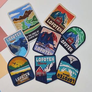 Écussons brodés personnalisés à coudre ou thermocollants de haute qualité avec logo, pour vêtements, promotion usine Chine - Product Image 3