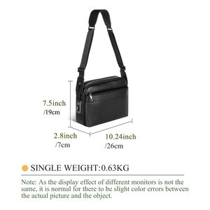 <span class=keywords><strong>Sac</strong></span> bandoulière en cuir véritable pour <span class=keywords><strong>homme</strong></span> personnalisé avec serrure à empreintes digitales, <span class=keywords><strong>sac</strong></span> d'affaires classique antivol, <span class=keywords><strong>sac</strong></span> messager pour ordinateur portable - Product Image 4