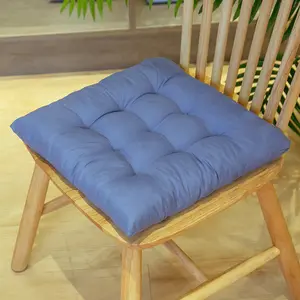 Un coussin de siège coussin de chaise de bureau Sitzkissen couleur unie conception à rayures épaisses et douces coussins de chaise de salle à manger à la maison antidérapants